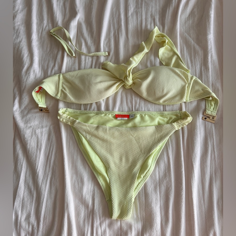 River Island Yellow Bikini Set